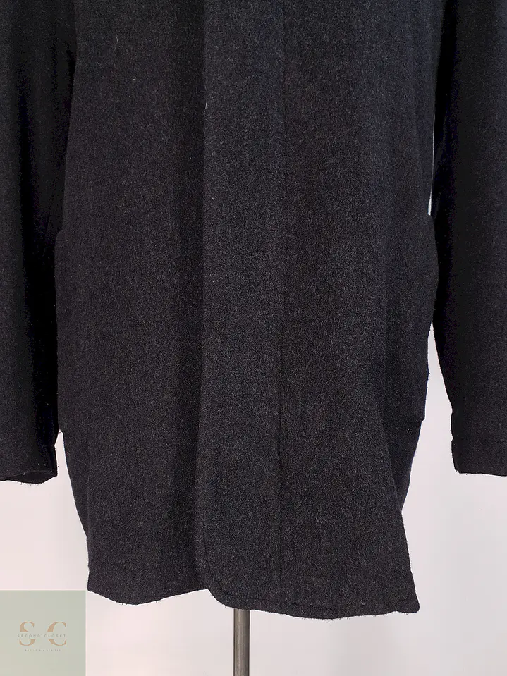 Abrigo Kenneth Cole Plomo Lana y Cashmere Talla L 7