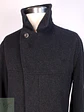 Abrigo Kenneth Cole Plomo Lana y Cashmere Talla L - Miniatura 5
