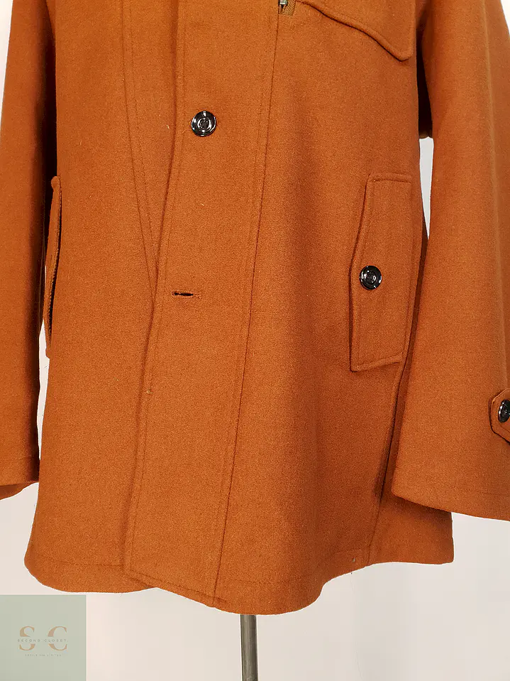 Abrigo Utilitario Camel Lana Talla 2XL 8
