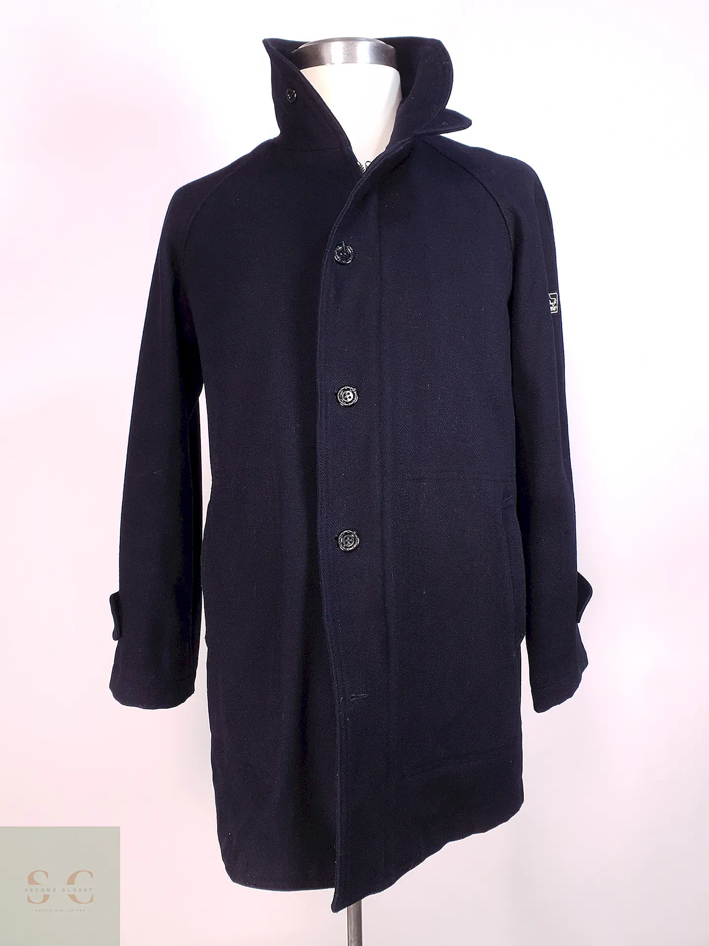 Chaquetón Azul Orcinus 100% Lana Talla L 3