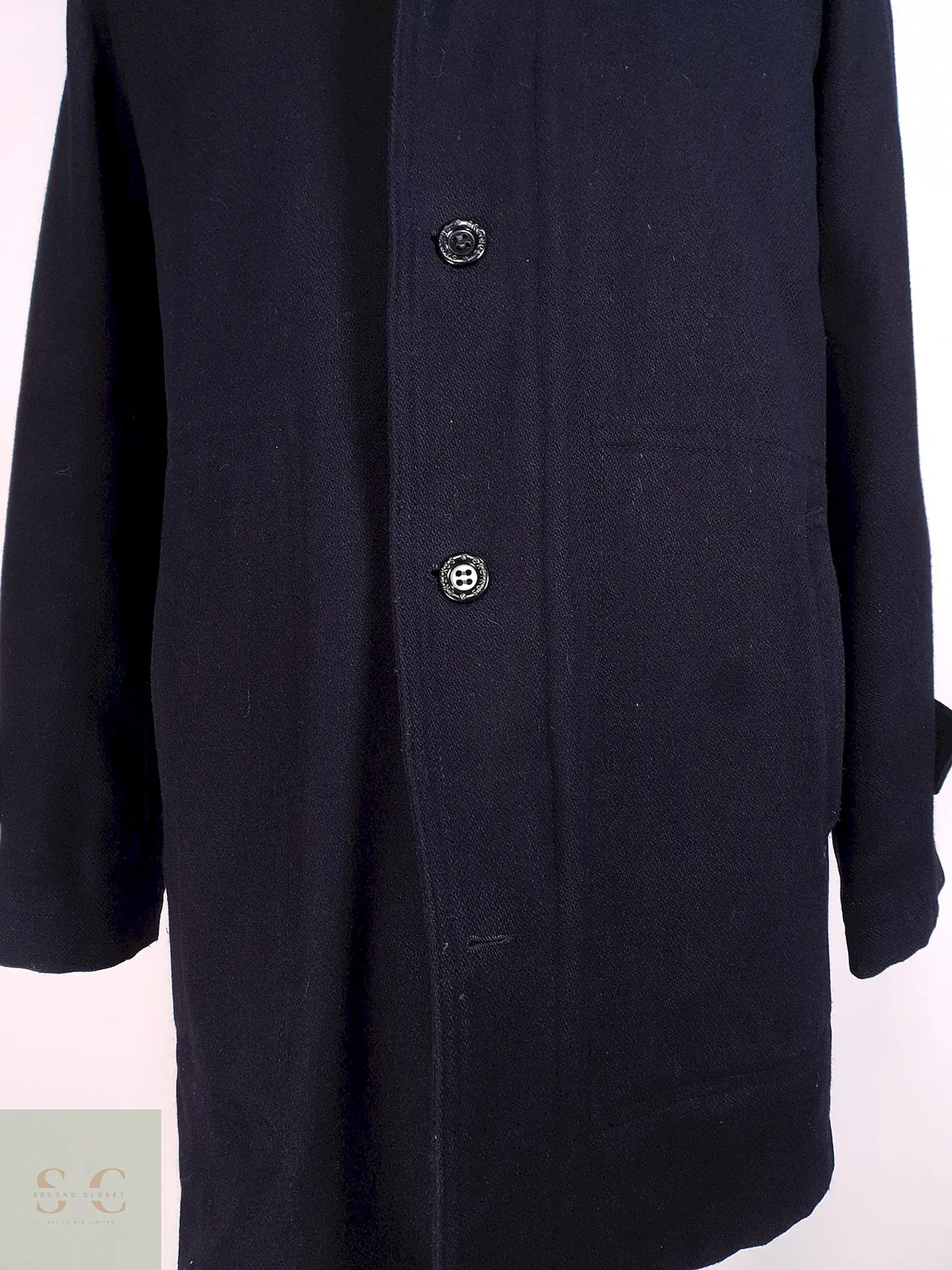 Chaquetón Azul Orcinus 100% Lana Talla L 7