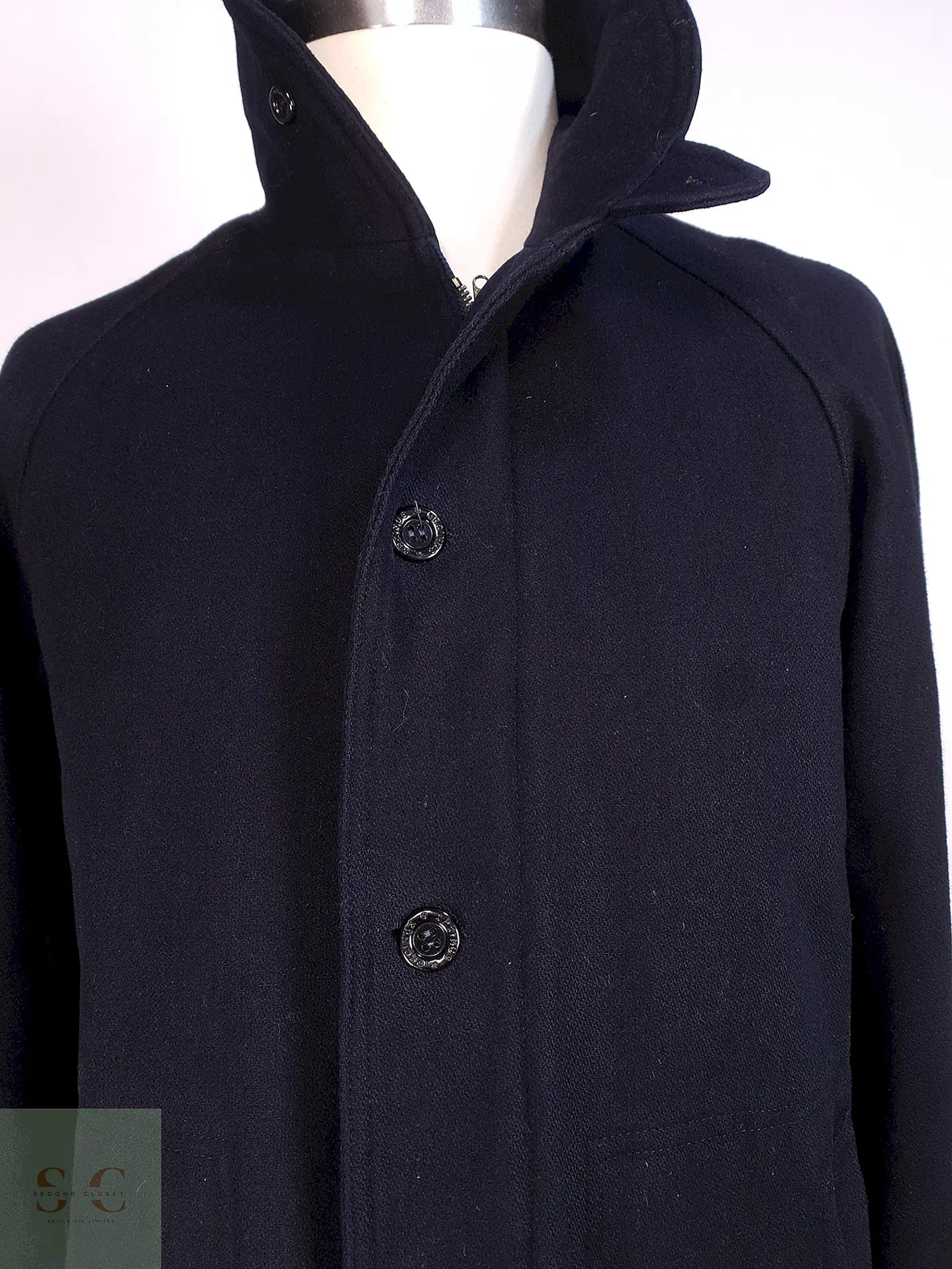 Chaquetón Azul Orcinus 100% Lana Talla L 6