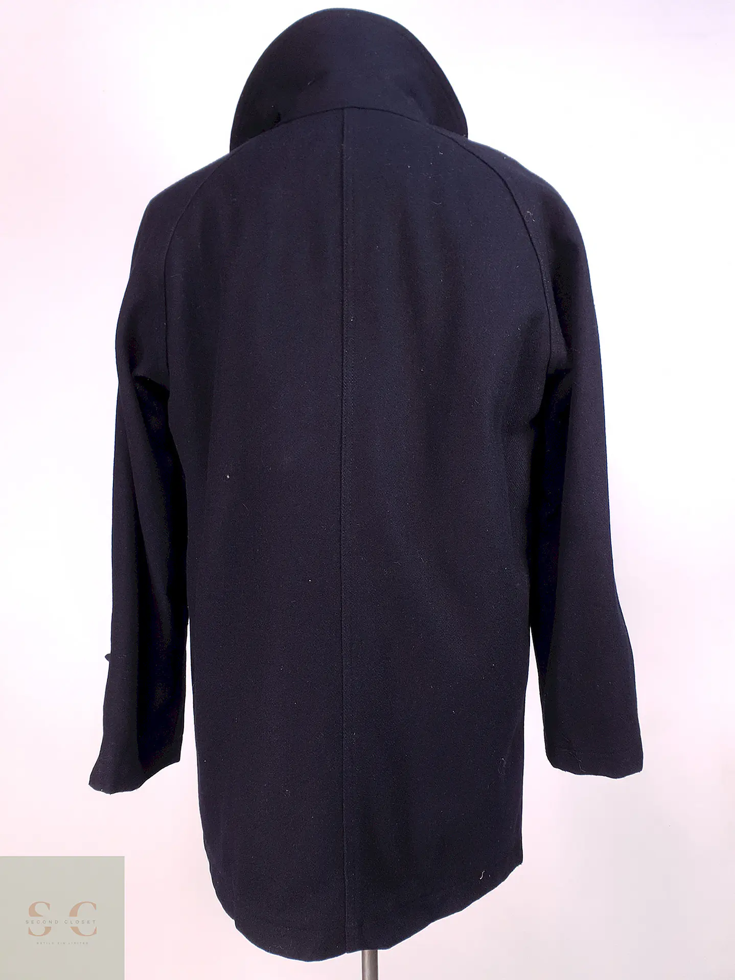 Chaquetón Azul Orcinus 100% Lana Talla L 11
