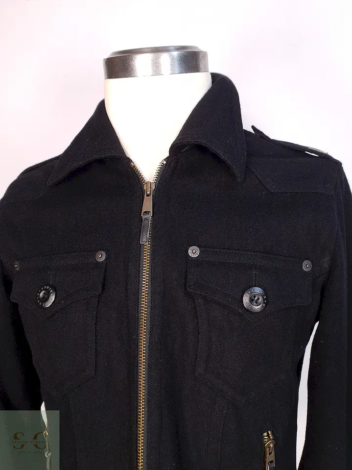 Chaqueta Japonesa Negra Edwin Blue Trip Lana Talla SM 2