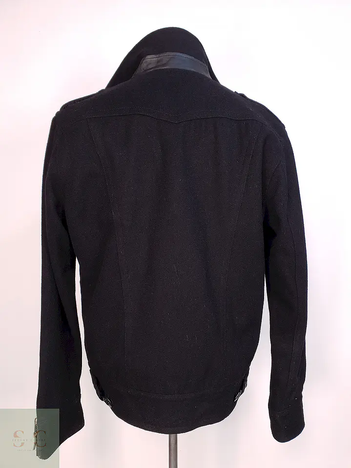 Chaqueta Japonesa Negra Edwin Blue Trip Lana Talla SM 11