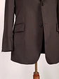 Blazer Hugo Boss Café Rayas – Lanificio F.lli Cerruti 120's – 100% Lana Virgen – Talla SM - Miniatura 7