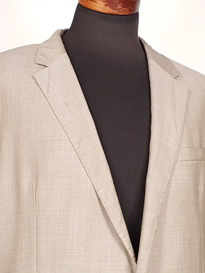 Blazer Hugo Boss Beige – Reda Super 110's – 100% Lana Virgen – Talla 2XL 4
