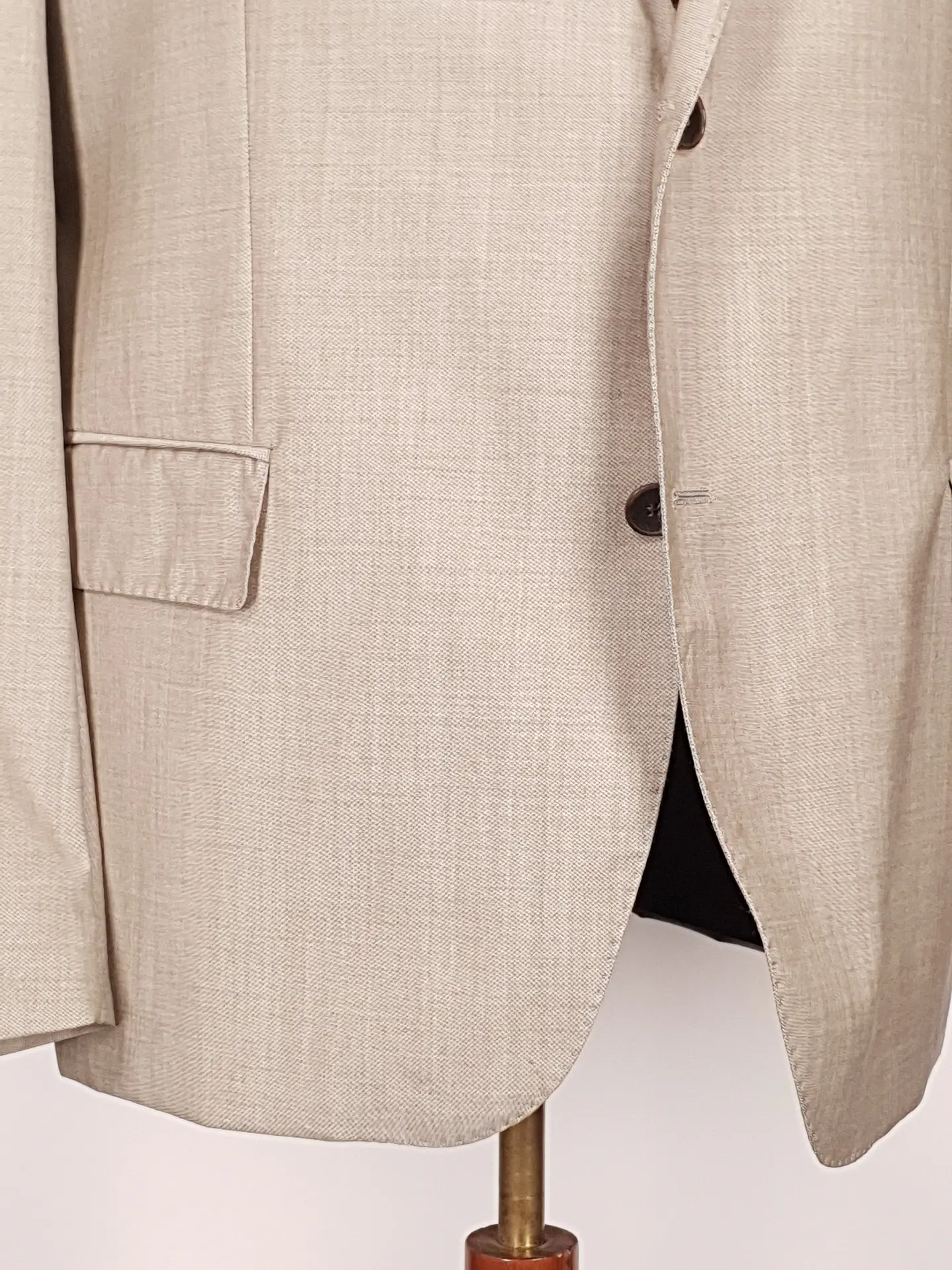 Blazer Hugo Boss Beige – Reda Super 110's – 100% Lana Virgen – Talla 2XL 12