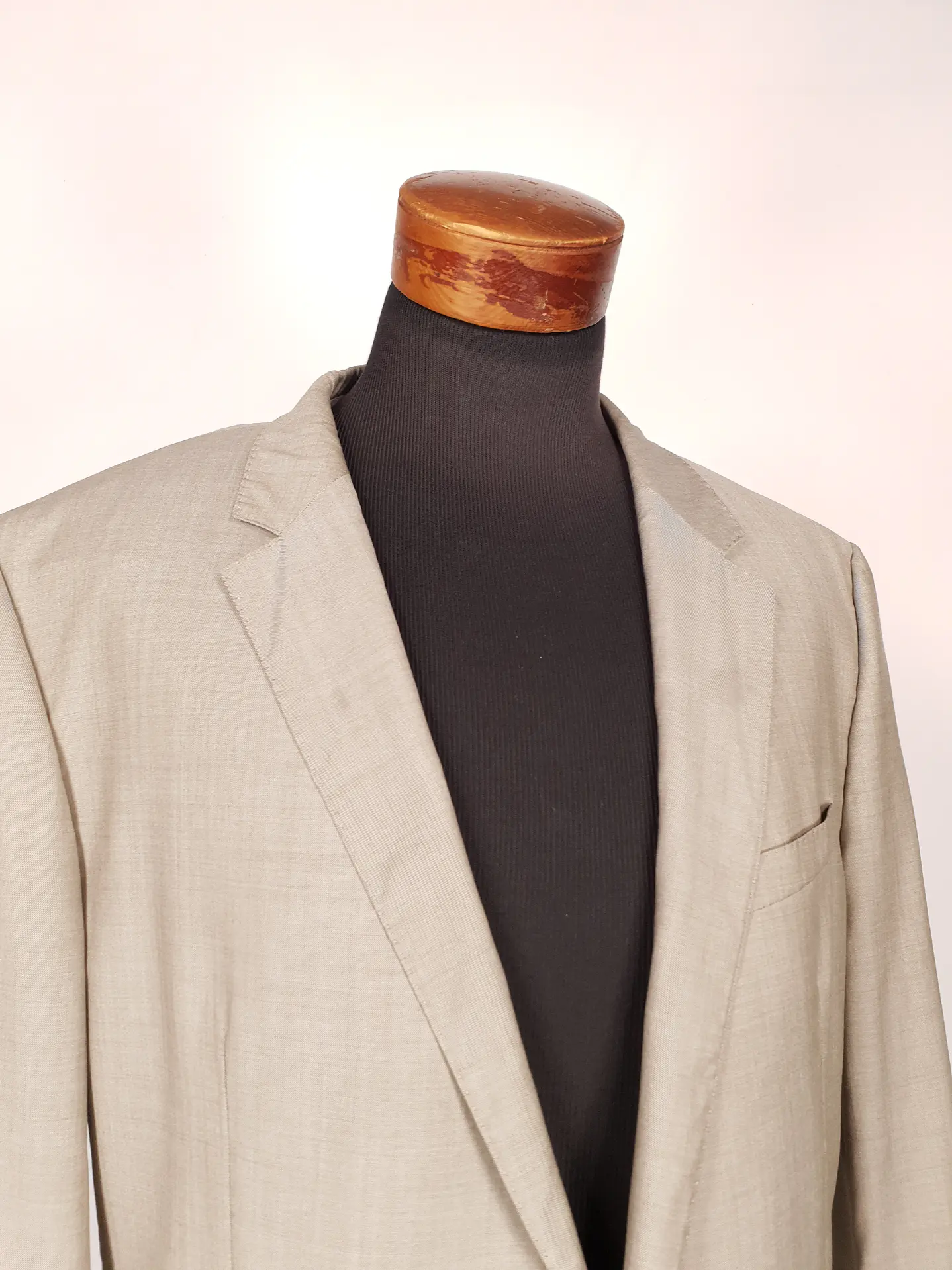 Blazer Hugo Boss Beige – Reda Super 110's – 100% Lana Virgen – Talla 2XL 6