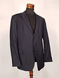 Blazer Hugo Boss Azul Negro Rayas – Tessitura Biella – 100% Lana Virgen – Talla XL - Miniatura 2