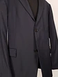Blazer Hugo Boss Azul Negro Rayas – Tessitura Biella – 100% Lana Virgen – Talla XL - Miniatura 6