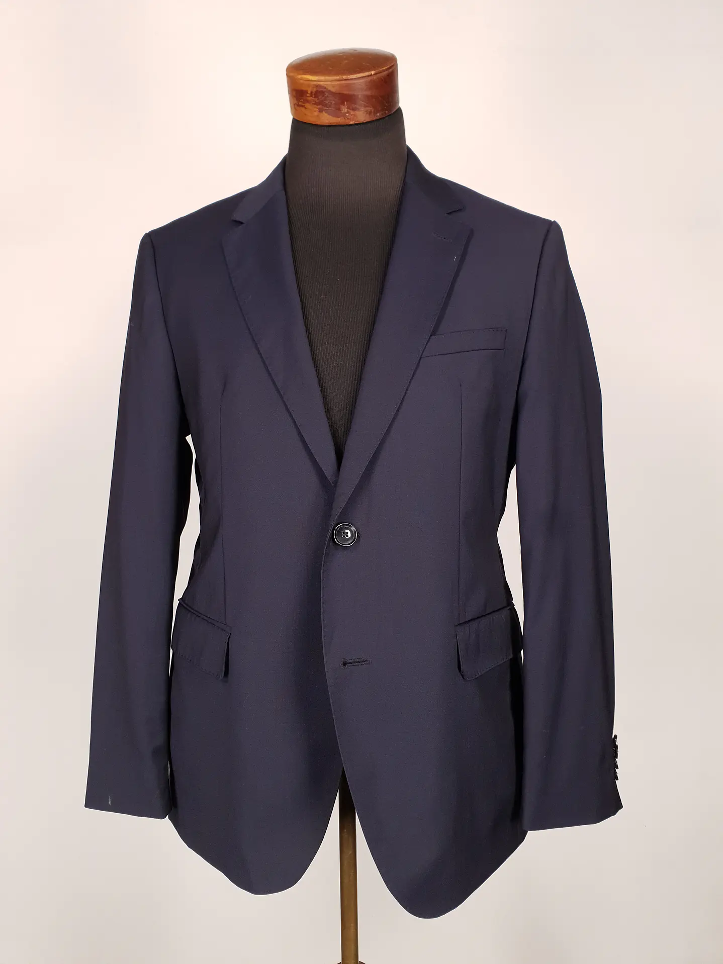 Blazer Hugo Boss Azul Marlane Biella 100% Lana Virgen Talla M 1