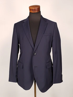 Blazer Hugo Boss Azul Marlane Biella 100% Lana Virgen Talla M