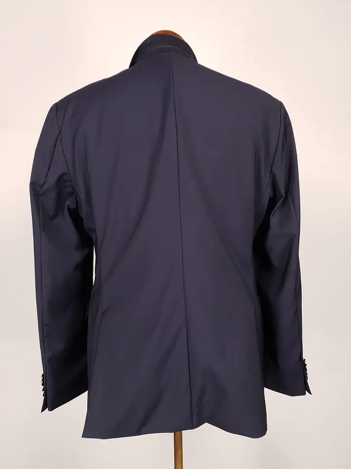 Blazer Hugo Boss Azul Marlane Biella 100% Lana Virgen Talla M 8