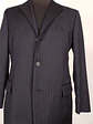 Blazer Roy Robson Azul Rayas Italiano 100% Lana Virgen Talla SM - Miniatura 5