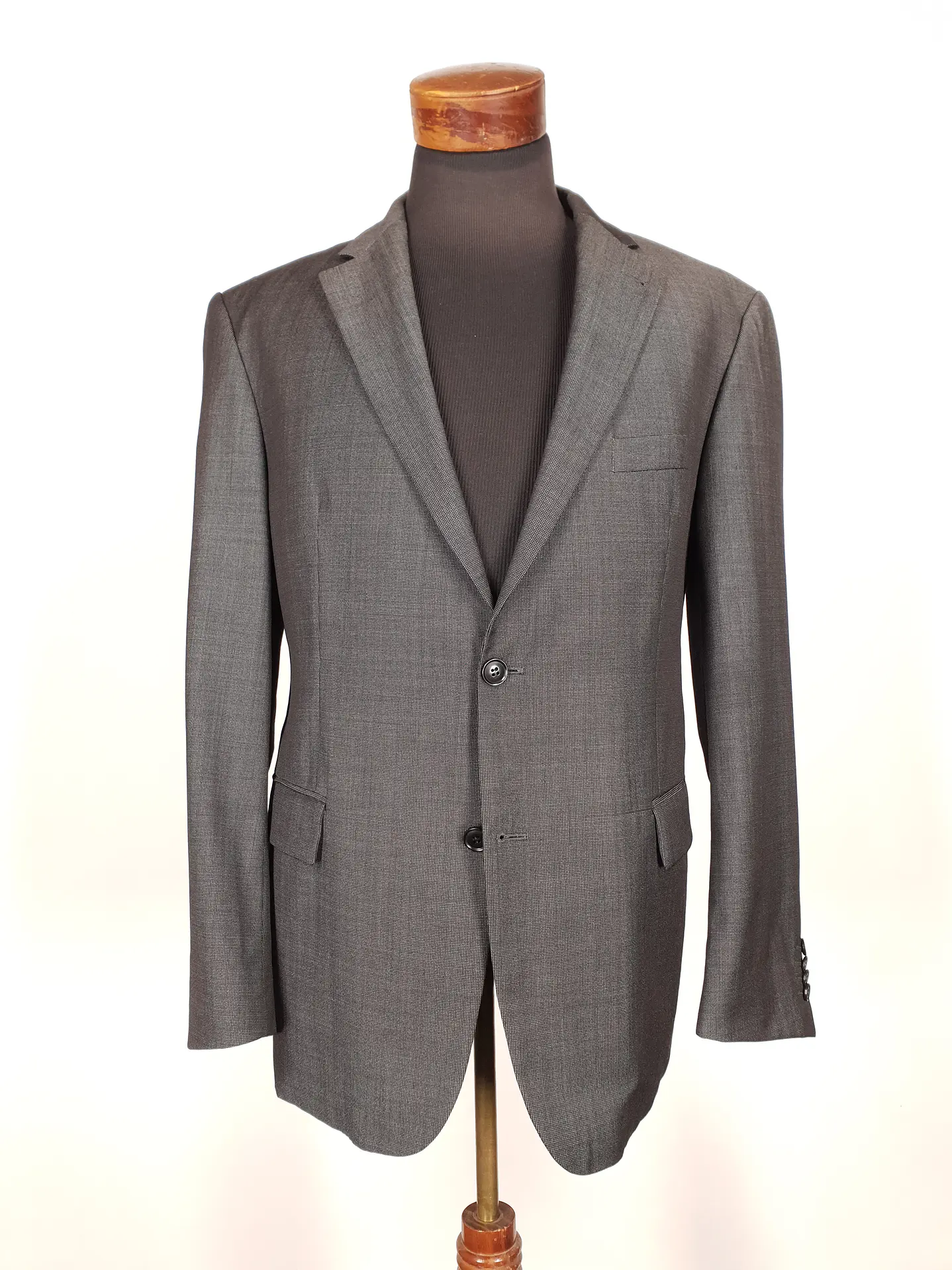 Blazer Roy Robson Plomo 100% Lana Virgen Super 100 Talla L 1