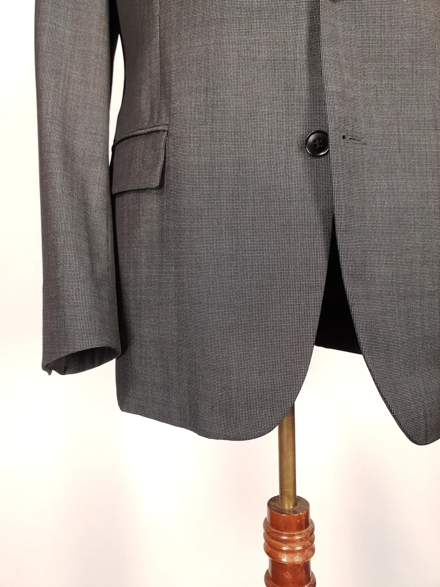 Blazer Roy Robson Plomo 100% Lana Virgen Super 100 Talla L 6