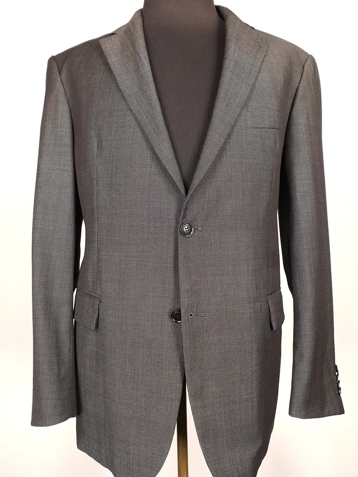 Blazer Roy Robson Plomo 100% Lana Virgen Super 100 Talla L 5