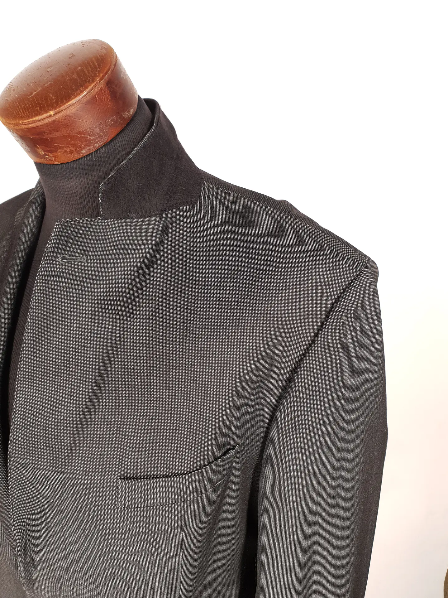 Blazer Roy Robson Plomo 100% Lana Virgen Super 100 Talla L 4