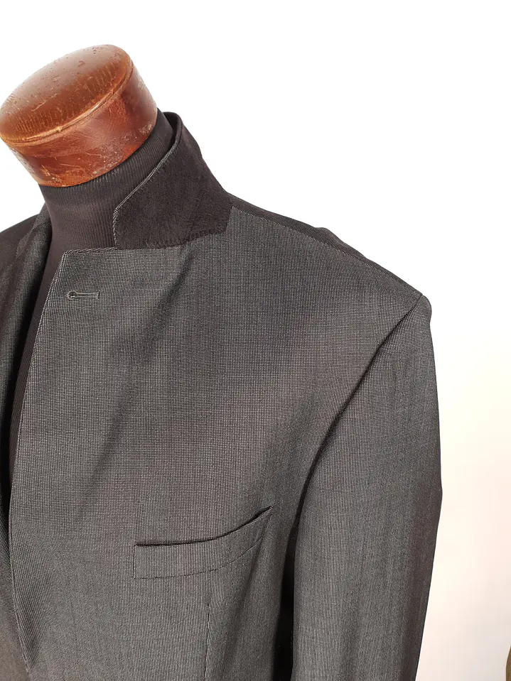 Blazer Roy Robson Plomo 100% Lana Virgen Super 100 Talla L 4