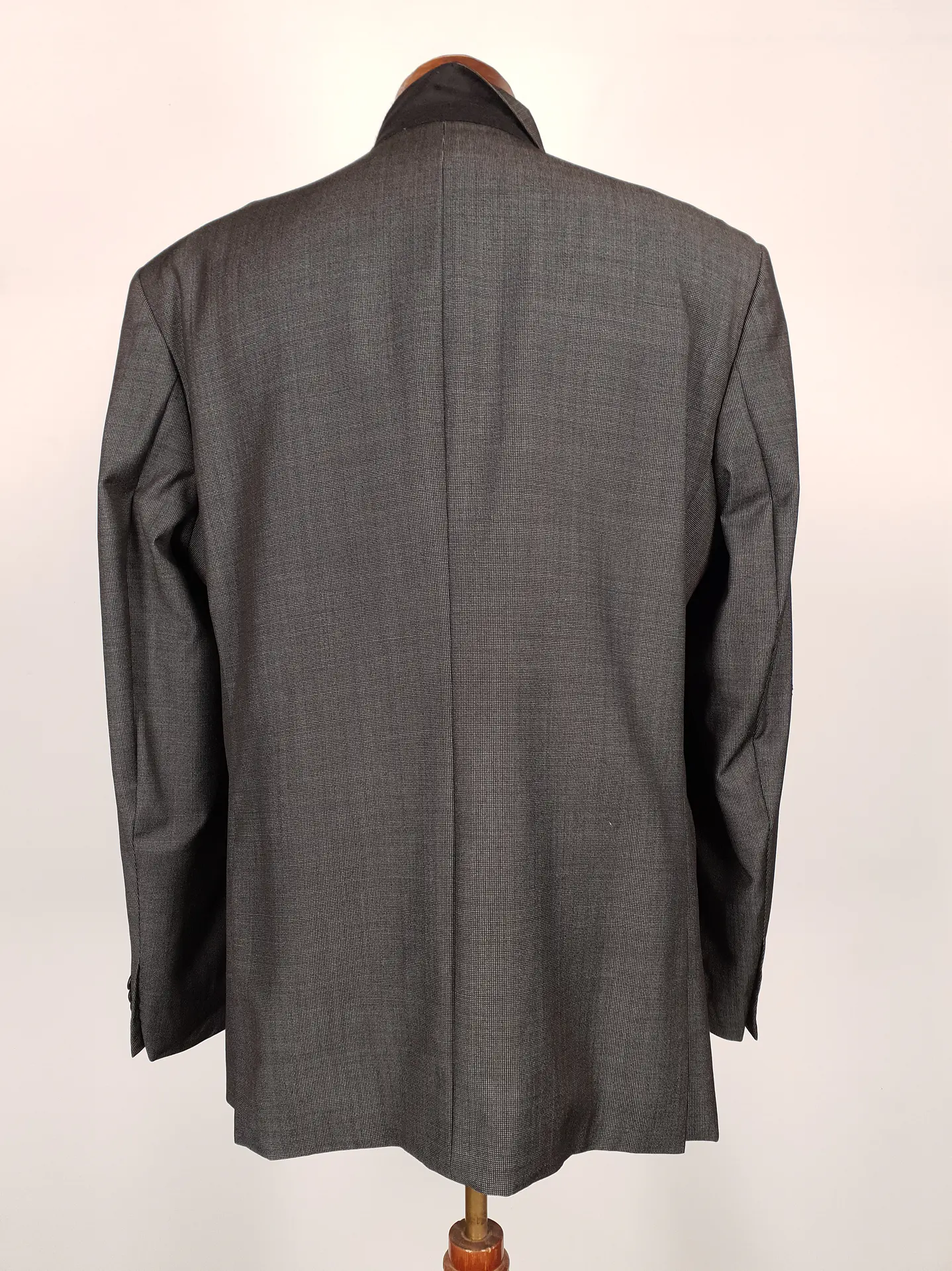 Blazer Roy Robson Plomo 100% Lana Virgen Super 100 Talla L 14