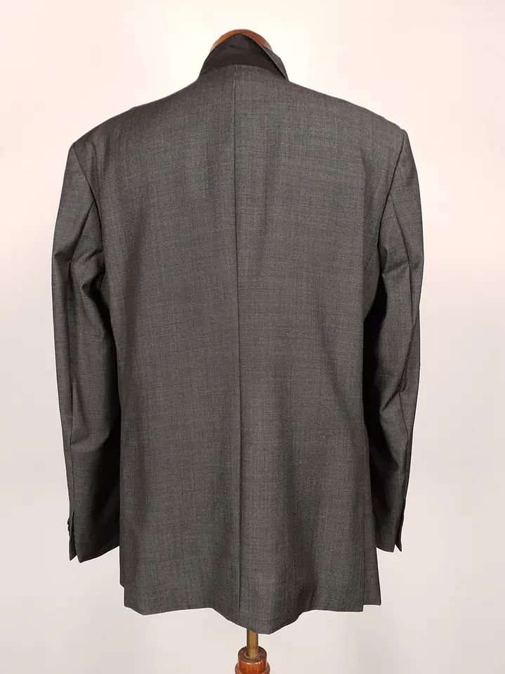 Blazer Roy Robson Plomo 100% Lana Virgen Super 100 Talla L 14