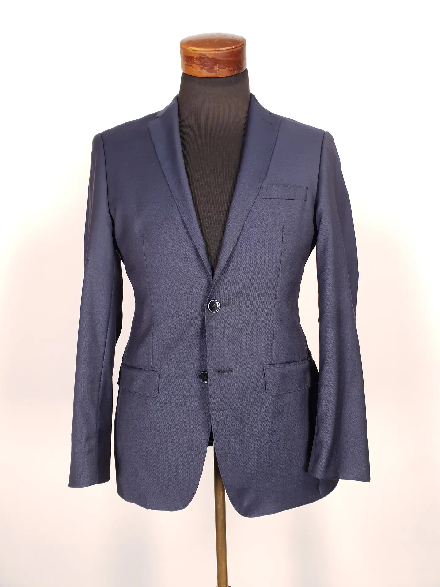 Blazer Roy Robson Azul Lanificio F.lli Cerruti 100% Lana Virgen Talla S 1