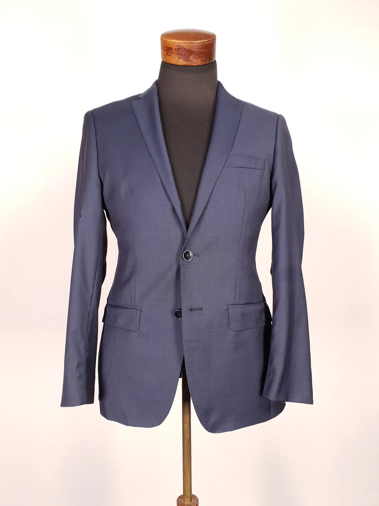 Blazer Roy Robson Azul Lanificio F.lli Cerruti 100% Lana Virgen Talla S 2