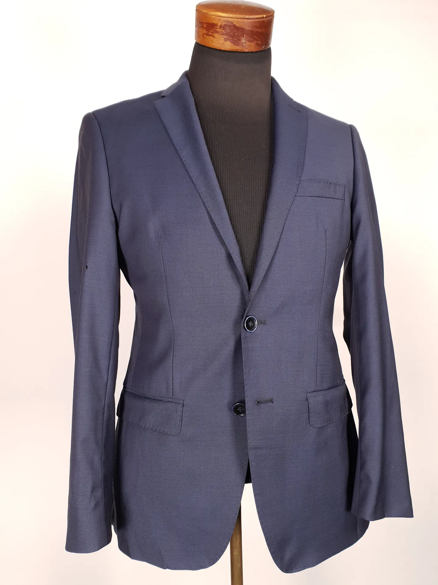 Blazer Roy Robson Azul Lanificio F.lli Cerruti 100% Lana Virgen Talla S 4