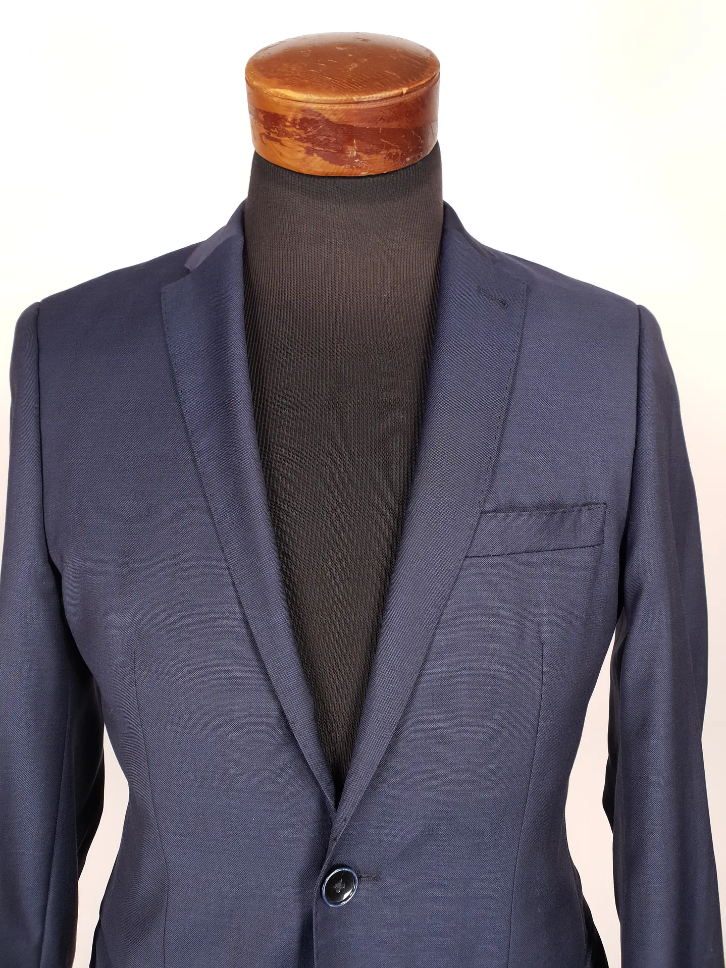 Blazer Roy Robson Azul Lanificio F.lli Cerruti 100% Lana Virgen Talla S 5