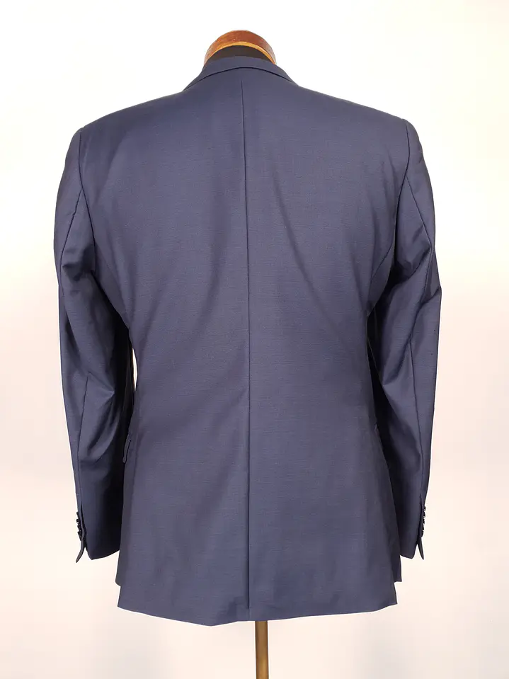 Blazer Roy Robson Azul Lanificio F.lli Cerruti 100% Lana Virgen Talla S 12