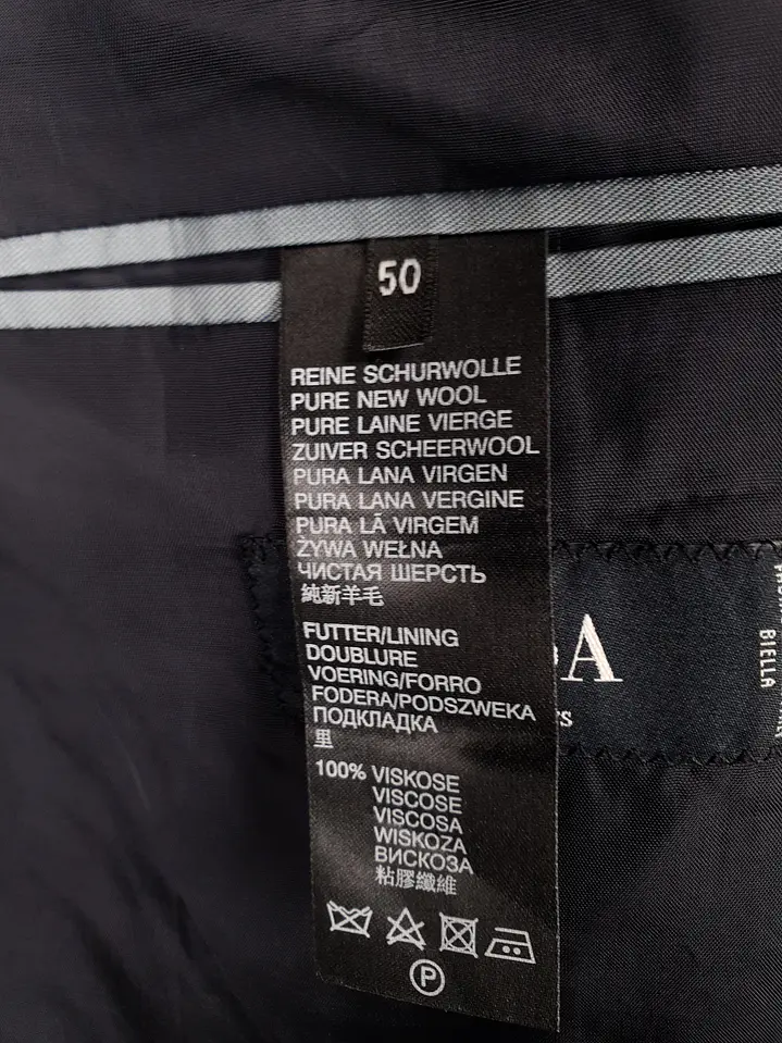 Blazer Roy Robson Plomo Super 110 Reda 100% Lana Virgen – Talla ML 11