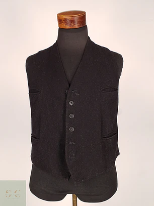 Chaleco - Gilet Negro Lana Talla S