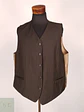 Chaleco - Gilet Canda Café Poliéster Viscosa Talla XXL - Miniatura 1