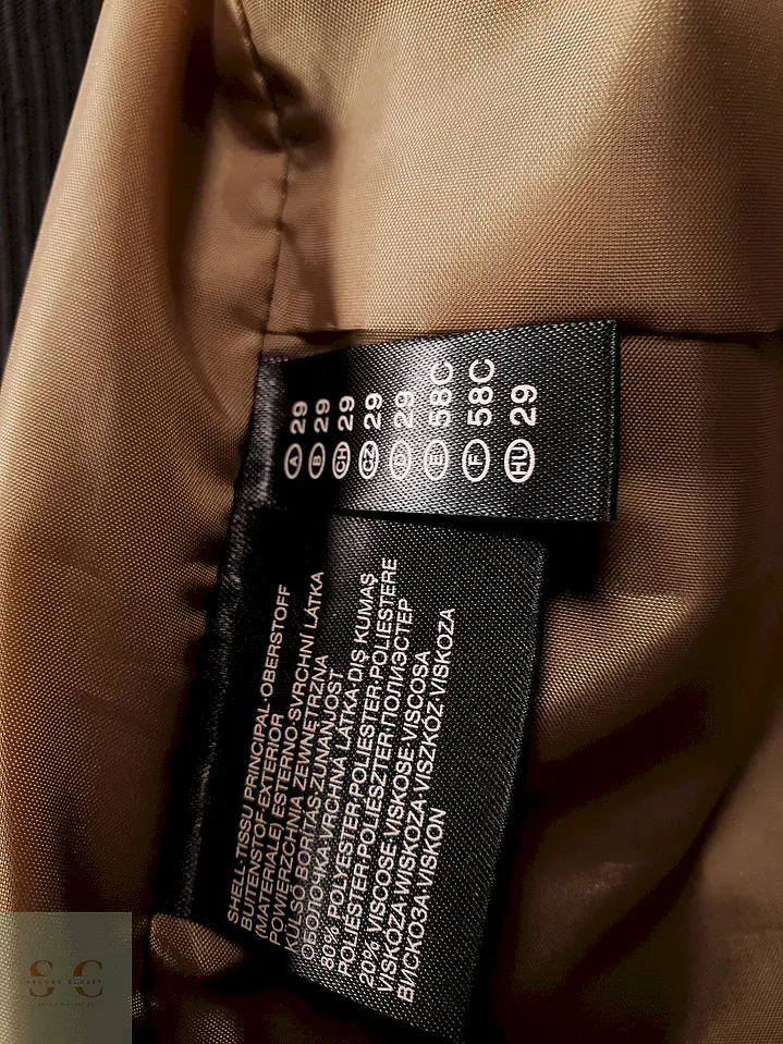 Chaleco - Gilet Canda Café Poliéster Viscosa Talla XXL 2