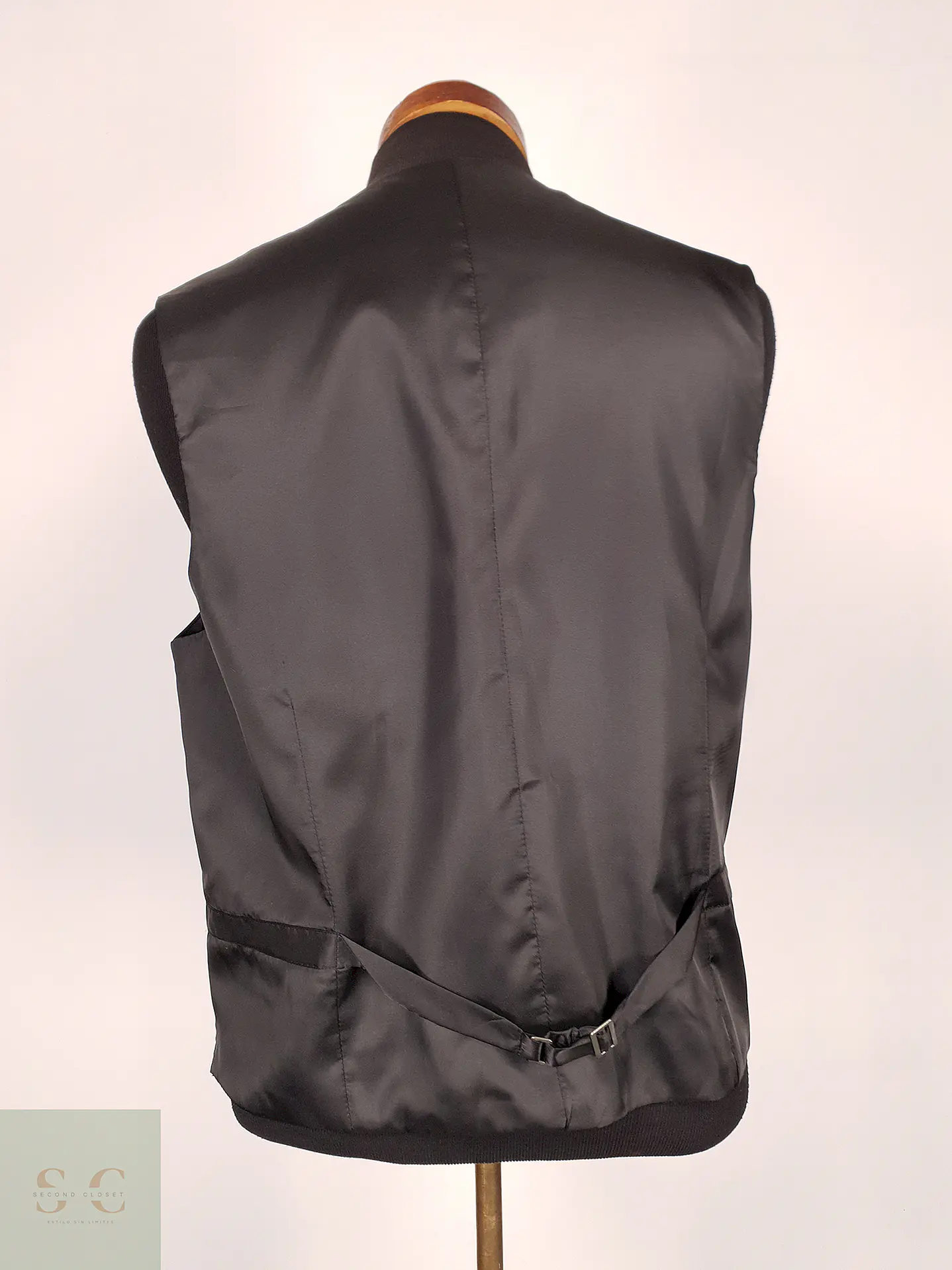 Chaleco - Gilet A W Dunmore Negro Mezcla Lana Talla M 4