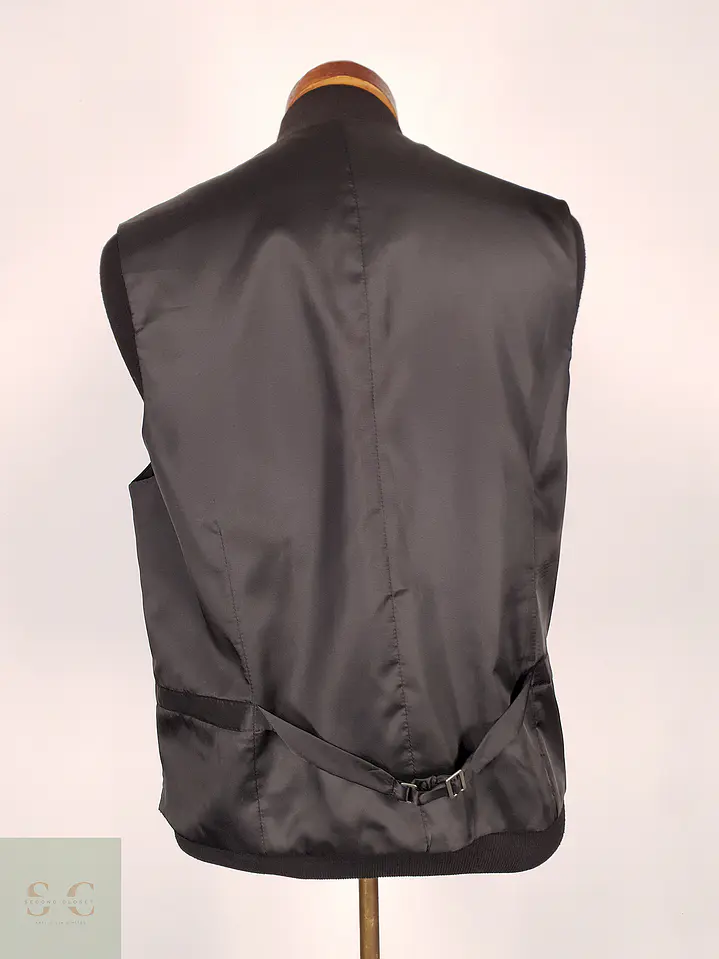 Chaleco - Gilet A W Dunmore Negro Mezcla Lana Talla M 4