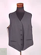 Chaleco - Gilet C&A Plomo Rayas Poliéster Viscosa Talla LXL - Miniatura 1