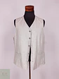 Chaleco - Gilet Viscosa Poliéster Lino Gris Talla ML - Miniatura 1