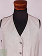 Chaleco - Gilet Viscosa Poliéster Lino Gris Talla ML - Miniatura 2
