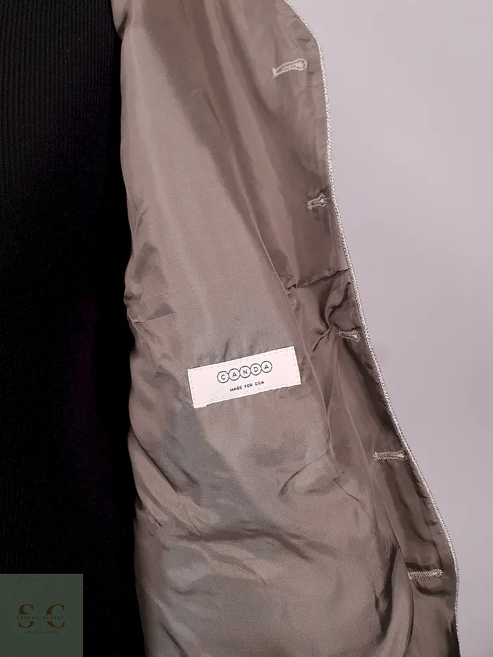 Chaleco - Gilet Viscosa Poliéster Lino Gris Talla ML 3