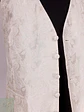 Chaleco - Gilet Wilvorst Blanco Hueso Botones Forrados Talla SM - Miniatura 3