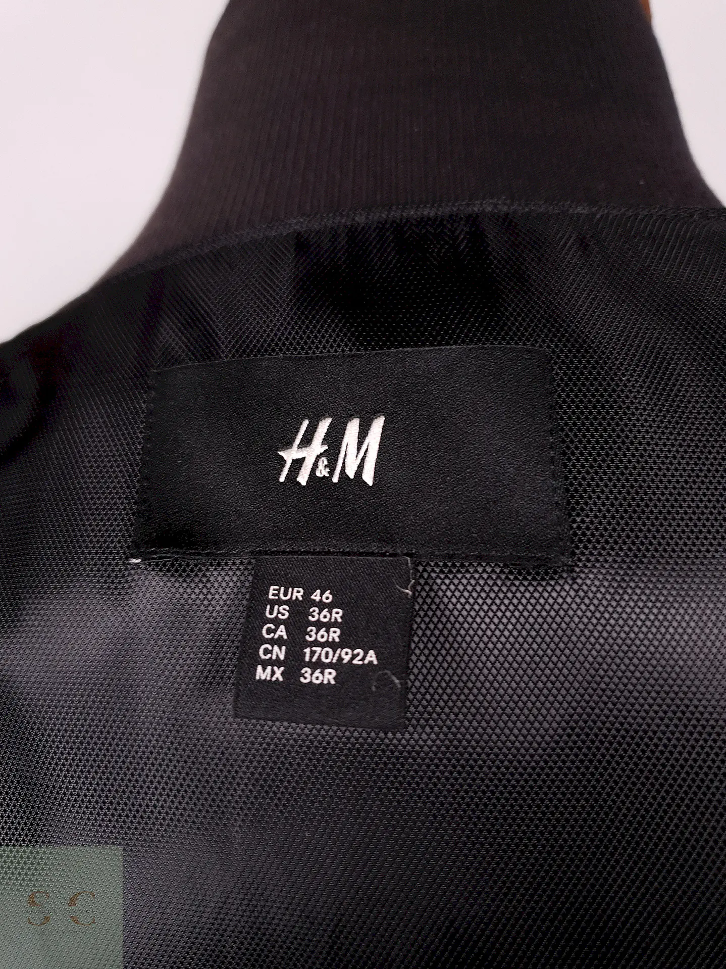 Chaleco - Gilet H&M Negro Mezcla Lana Talla XS 7