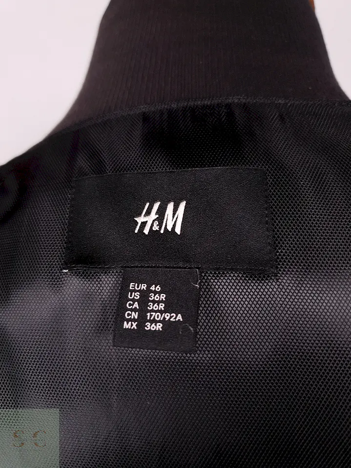 Chaleco - Gilet H&M Negro Mezcla Lana Talla XS 7