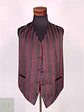 Chaleco - Gilet Wilvorst Burdeos Rayas Negras Poliéster Talla ML - Miniatura 1