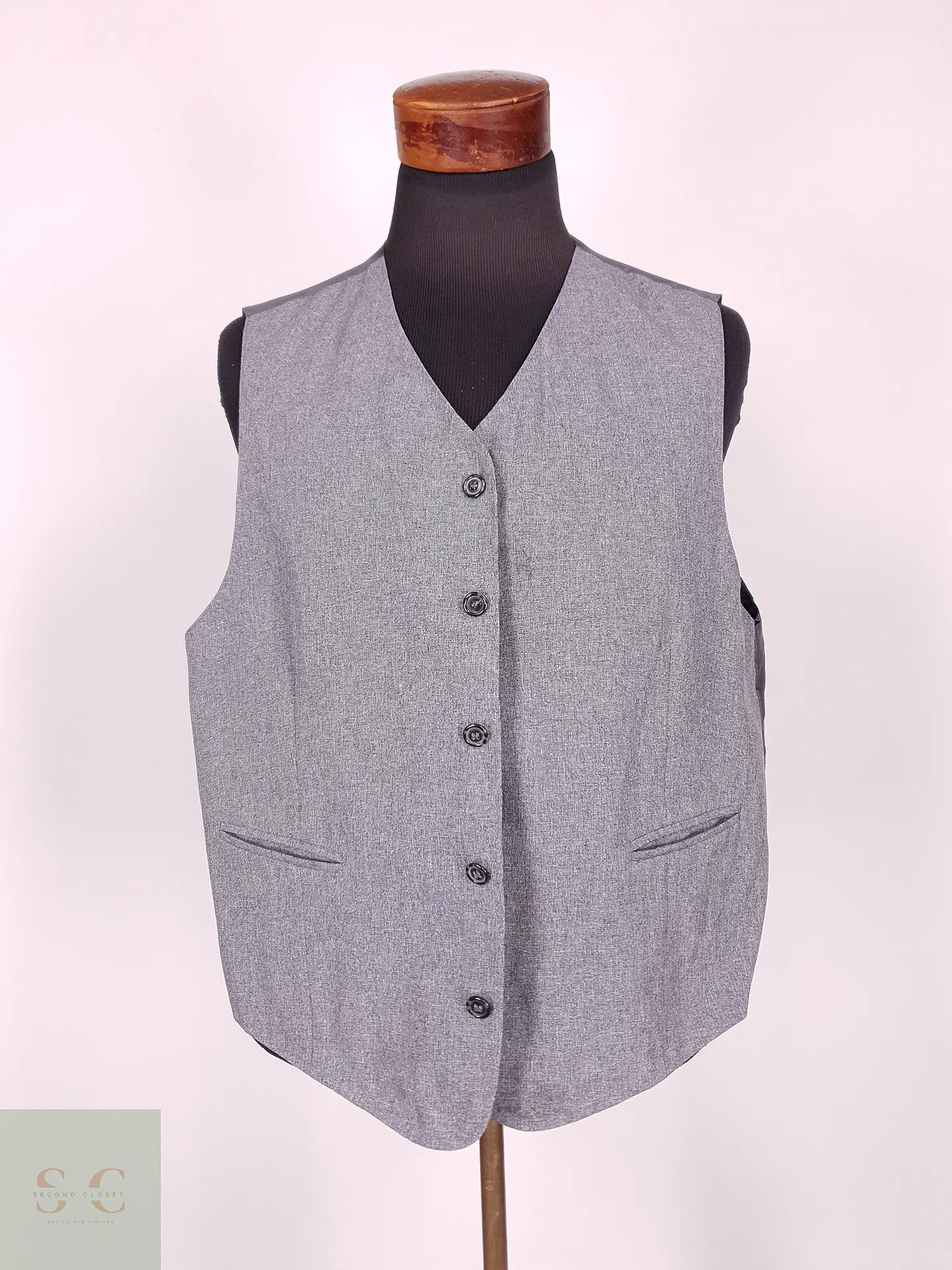 Chaleco - Gilet Gris Talla LXL 1