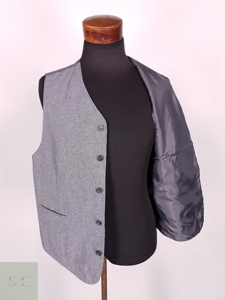 Chaleco - Gilet Gris Talla LXL 3