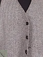 Chaleco - Gilet Mans Gris Espiga Lana Virgen Talla LXL - Miniatura 2