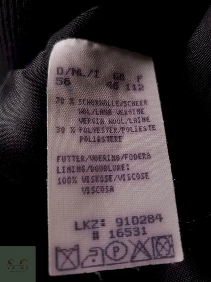 Chaleco - Gilet Mans Gris Espiga Lana Virgen Talla LXL 3