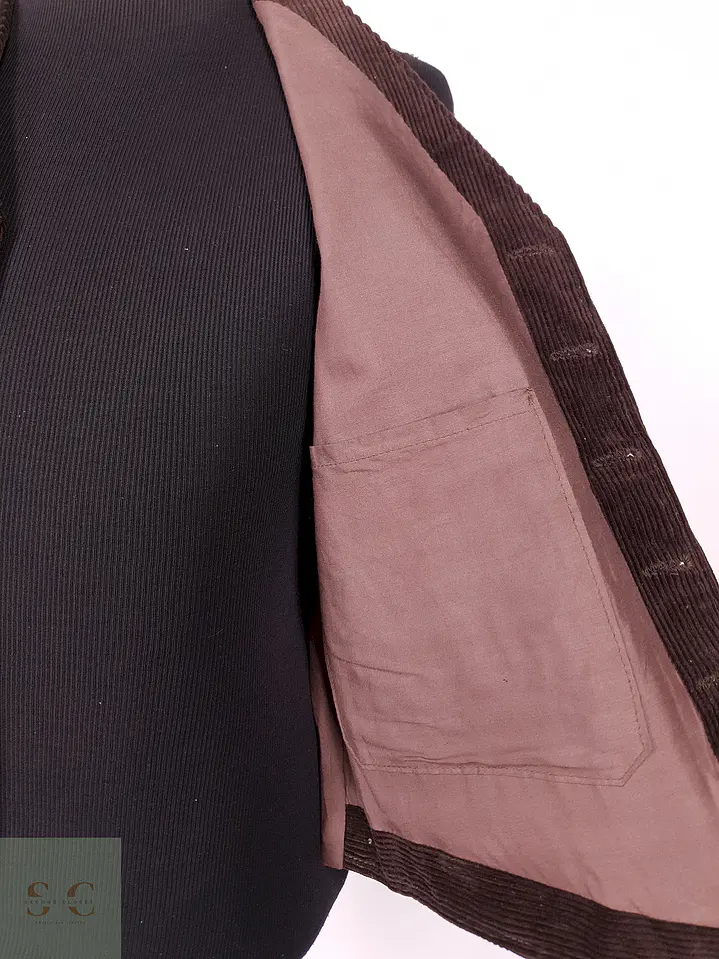 Chaleco - Gilet Café Cotele Talla SM 3